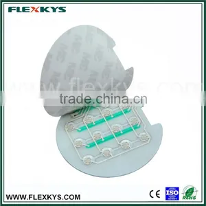 Embossing Key 2.54mm Female Connector Poly Dome Tactile Feedback Membrane Keyboard thumbnail-4