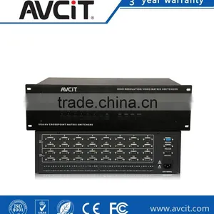 With Audio Full Cross Point VGA 24x18 Matrix Switcher thumbnail-3