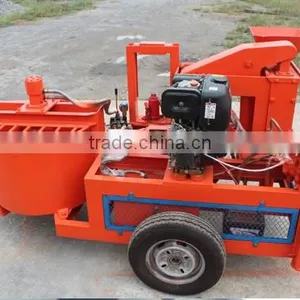 New Design SY1-20 Hydraulic Cement Clay Interlocking Brick Machine With Free Mixer Behind Price for Sale thumbnail-1