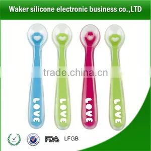 Hot Sell Food Grade Silicone Baby Spoon thumbnail-1