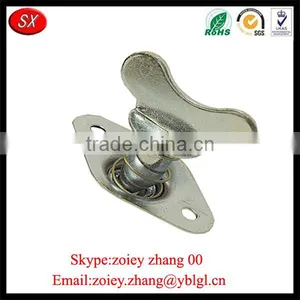 Custom Specialized Self-Ejecting Anodized Aluminum Quarter Turn Fasteners thumbnail-2