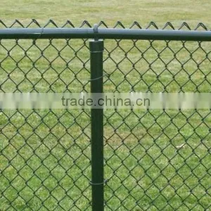 China Chain Link Wire Mesh Fencing , PVC Coated Chain Link Fences ,Plastic Chain Link Fence ( ISO9001 Certificated ) thumbnail-3