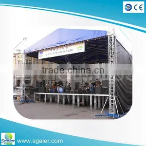Live Concert Aluminum Pitched Roof Truss Design thumbnail-3