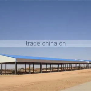 Hot Dip Galvanzied Pre-engineering Steel Structure Fabrication thumbnail-1