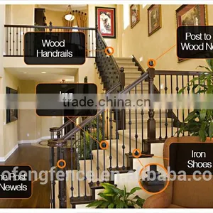 Security Wrought Iron Stair Rails From China Manufacturer thumbnail-5