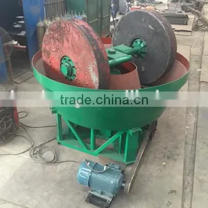 Wet Pan Mill / Small Silver Refining Machine / China Gold Pan Mill thumbnail-4