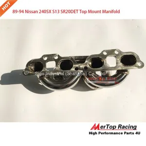 Мертоп Верхнее монтажное коллекторное устройство для Nissan 240SX S13 SR20DET Turbo Manifold thumbnail-2