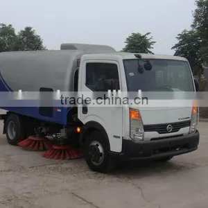 Diesel Engine 140 hp Nissan Vacuum Sweeper Truck Manufacture thumbnail-1