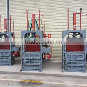 DB-10T Vertical Hydraulic Baler for Waste Paper , Plastic, Cartoon,straw,hay Packing thumbnail-1