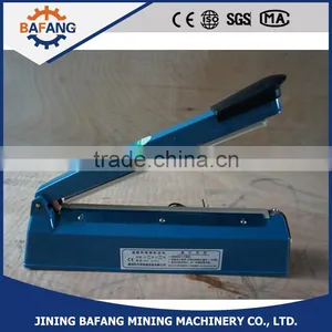 Bag Sealing and Shrinking ,hand Pressing Plastic Bag Impulse Side-cut Sealer , Band Sealer thumbnail-1