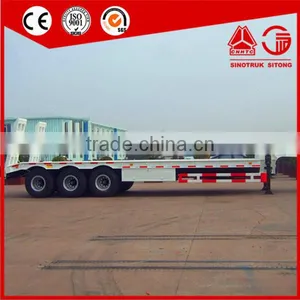 50 Ton 60 Ton Low Bed Semi Trailer/ Lowbed Semi Trailer/ Low Loader Semi Trailer For Sale thumbnail-5