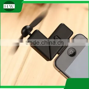 Foldable Outdoor Flexible Latest Design Eco-friendly Low Power Noise Portable Mini Fan for Pocket Ihone Mobile Cellphone Power thumbnail-1