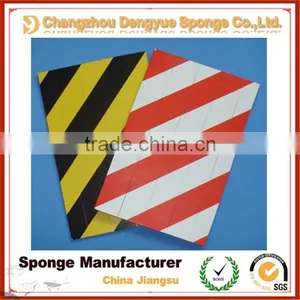 Yellow-black Multiple Incision Panel Elastic Garage Wall Protector Foam Around a Round Column thumbnail-5