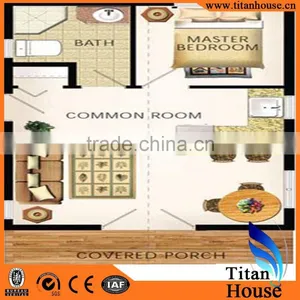 Hot Sale 2015 China Prefab Bungalow House Design for Sale thumbnail-3