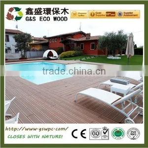 Wpc Outdoor Decking Composite Decking Solid Plank for Outdoor thumbnail-1