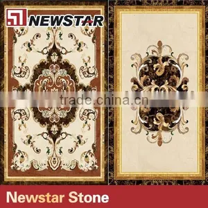 Newstar Square Water Jet Marble Medallion thumbnail-1