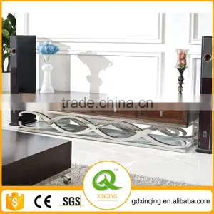 E359 Modern Wooden TV Cabinet With Showcase thumbnail-1