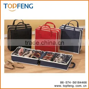 Travel Waterproof Ventilation Shoes Storage Organizer Portable Fashion Closet Women/men Folding Shoe Bags thumbnail-1