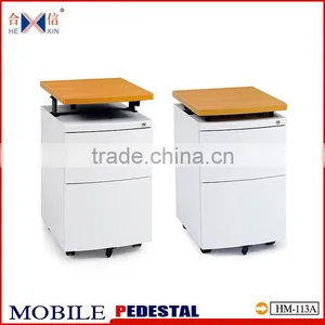 New Style 3 Drawer Movable Drawer Cabinet With Adjustable Wooden Top thumbnail-1