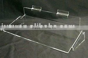 SDPS10 Braced Acrylic Slatwall Shelf thumbnail-1