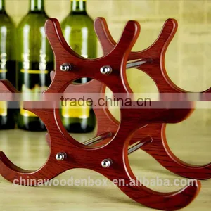 Refinement Folding Wooden Wine Shelf thumbnail-1