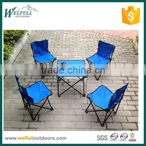 Outdoor Folding Table and Chair Set for Fishing and Camping Picnic thumbnail-4