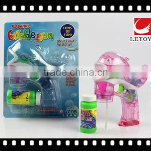 Wholesale High Quality Summer Toys Plastic LED Light Bubble Gun thumbnail-1