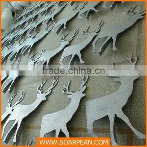 New Style Custom Promotional Standing Pvc Christmas Deer thumbnail-1