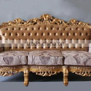 MS-1412-01&MS-1419-01&MS-1403-01 France Style Furniture Sofa Set in Gold Finish thumbnail-4
