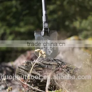 Top Brand Outdoor 12-in-1 Emergency Shovel With Knife Hoe Hammer and Flashlight thumbnail-6