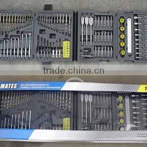 122PCS Drills & Bits Set(HEX SHANK DRILLBIT/SCREWDRIVER BIT/WOOD SPADE BIT) thumbnail-1