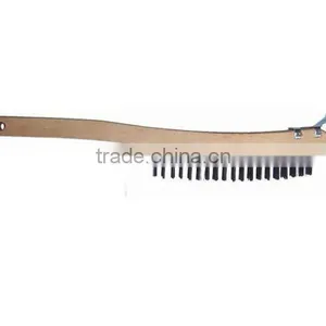 Stainless Steel Wire Brush With Scraper thumbnail-1