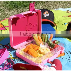 Best Selling High Quality 4 Compartment Children Picnic Lunch Box thumbnail-5