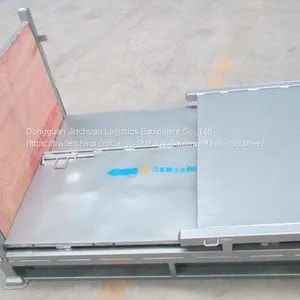 Supermarket Steel Storage Pallet Box Collapsible For Sales Promotion thumbnail-1