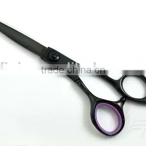 Black Titanium Professional Hairdressing Scissors thumbnail-1