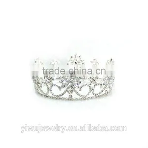 H172-156 Fashion Rhinestone Bridal Tiara Wedding Crown 2017 Beauty Queen Crowns Bridal Hair Accessories Halo thumbnail-2