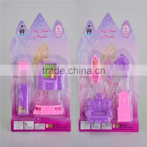 2016 New Fashion Kids Furniture Toy Plastic Castle Play Set thumbnail-3