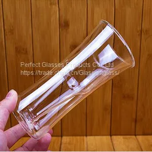 Handmade Glass Mug Customized Double Wall Beer Mugs thumbnail-3