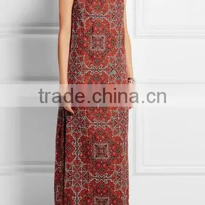 Fashion Sleeveless Vintage Boho Dress Latest Women Linen Dress HSD6672 thumbnail-2