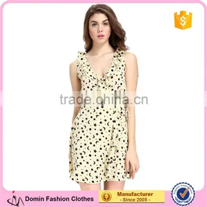 Domin Fashion Sexy Sleeveless Printing Bodycon Dress thumbnail-1