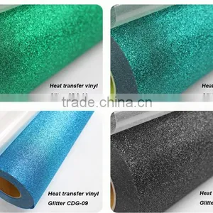 Glitter PU Textile Vinyl Heat Transfer Sheets thumbnail-5