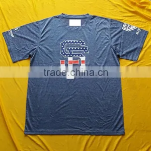 YOUR OWN DESIGN OF T SHIRT, CUSTOMIZE PRINTING T SHIRT,100% Polyester thumbnail-1