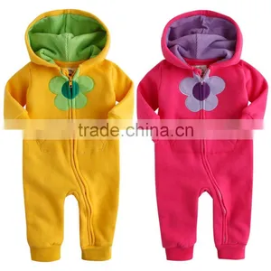 New Arrival Latest Design Hoodie Baby Clothes Long Sleeve Kid Romper Winter Wholesale Children's Baby Clothes Clothing Set thumbnail-1