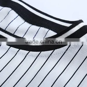 Stripe Fitted Ladies Suit Design Dress Women Wear thumbnail-5
