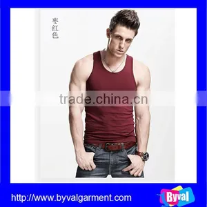 Mens Blank Tight Athletic Tank Top Wholesale thumbnail-4