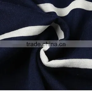 New Design Men's Casual T-shirt Short Sleeve Tee Formal Navy Blue Stripe POLO Shirt thumbnail-5