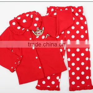 2014 Polar Fleece Girls Pajamas Size 8 thumbnail-2