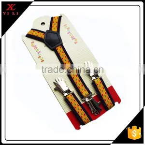 Boys Elastic Yellow Suspenders thumbnail-1