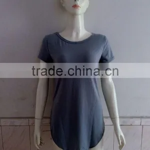 Ms Hot Style in Europe and the Round Collar Short Sleeve T-shirt Coat thumbnail-4