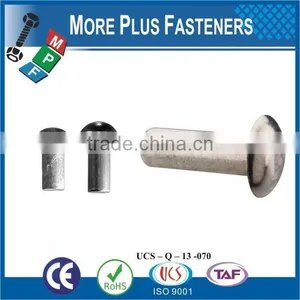 Made in Taiwan High Quality Metal Nut Black Solid Rivet thumbnail-6